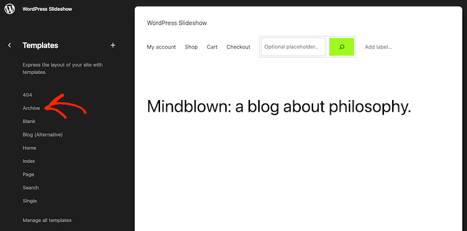 使用 WordPress 基于块的 FSE 编辑器自定义存档模板 使用 WordPress 基于块的 FSE 编辑器自定义存档模板