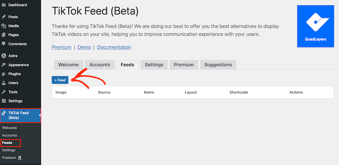 将 TikTok feed 添加到您的 WordPress 网站或博客 将 TikTok feed 添加到您的 WordPress 网站或博客