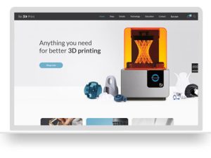 外贸WordPress欧美版-3D打印科技