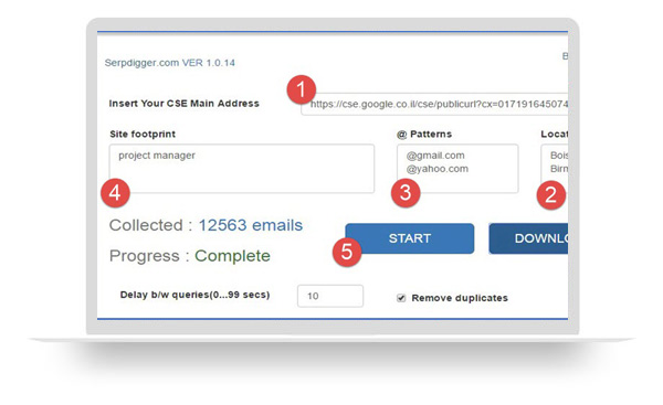 外贸客户邮箱搜索软件Serpdigger
