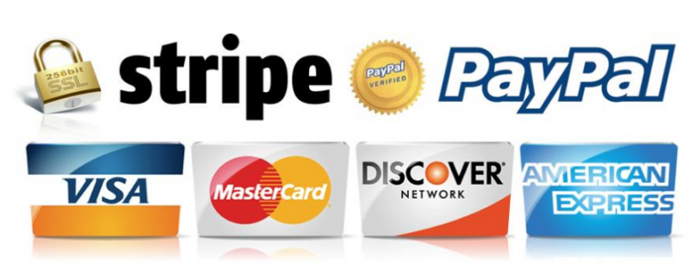 Paypal-Stripe-Mastercard-Visacard