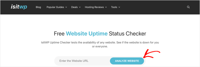 IsItWP 正常运行时间检查工具 IsItWP 正常运行时间检查工具