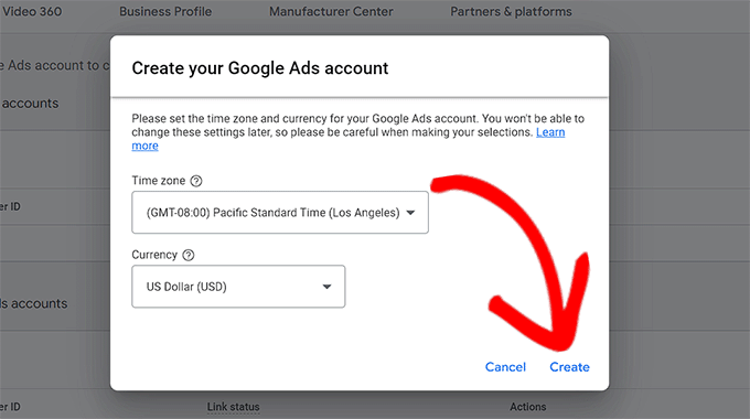 创建 Google Ads 帐户 创建 Google Ads 帐户