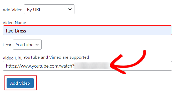 粘贴 YouTube 视频网址 粘贴 YouTube 视频网址